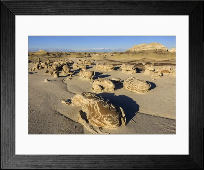 Framed Print : USA, New Mexico, Bisti Wilderness area, Bisti badlands, Cracked Eggs Framed Print : USA, New Mexico, Bisti Wilderness area, Bisti badlands, Cracked Eggs