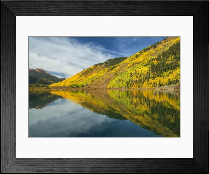 Framed Print : USA, Rocky Mountains, Colorado, Ouray, Million Dollar Highway, Crystal lake Framed Print : USA, Rocky Mountains, Colorado, Ouray, Million Dollar Highway, Crystal lake