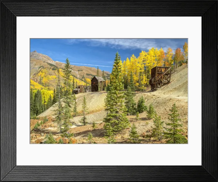 Framed Print : USA, Rocky Mountains, Colorado, Silverton, Million Dollar Highway, Yankee Girl Mine Framed Print : USA, Rocky Mountains, Colorado, Silverton, Million Dollar Highway, Yankee Girl Mine