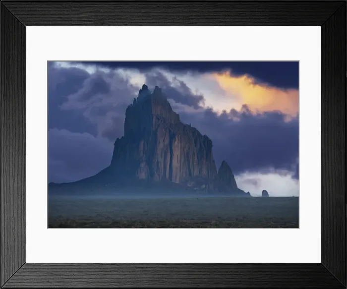 Framed Print : USA, Southwest, New Mexico, Navajo Nation, San Juan County, Shiprock (dm) Framed Print : USA, Southwest, New Mexico, Navajo Nation, San Juan County, Shiprock (dm)