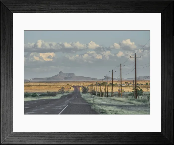 Framed Print : USA, West Texas Marfa, Texas Highway Framed Print : USA, West Texas Marfa, Texas Highway