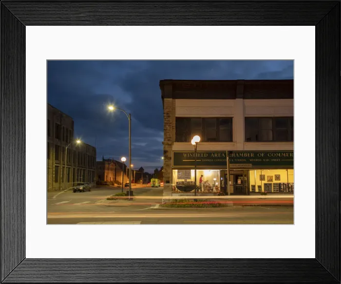 Framed Print : USA, Great Plains, Kansas, Cowley County, Winfield Framed Print : USA, Great Plains, Kansas, Cowley County, Winfield