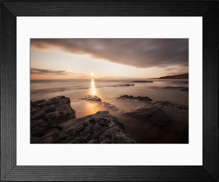 Framed Print : Sunset at Nash Point, Glamorgan Heritage Coast, Vale of Glamorgan, Wales, UK Framed Print : Sunset at Nash Point, Glamorgan Heritage Coast, Vale of Glamorgan, Wales, UK