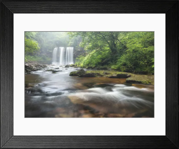 Framed Print : Sgwd yr Eira, River Hepste, Brecon Beacons National Park, Powys, Wales, UK Framed Print : Sgwd yr Eira, River Hepste, Brecon Beacons National Park, Powys, Wales, UK