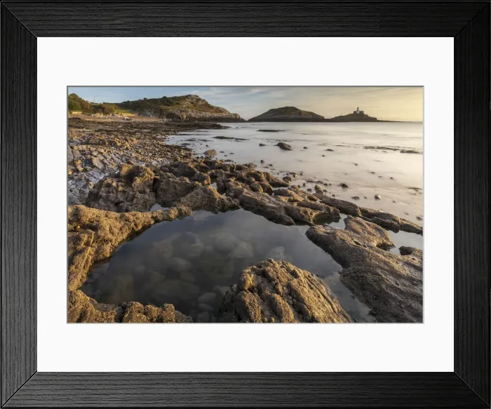 Framed Print : Bracelet Bay on the Gower coastline, Mumbles, Wales, UK. Autumn (November) 2021 Framed Print : Bracelet Bay on the Gower coastline, Mumbles, Wales, UK. Autumn (November) 2021