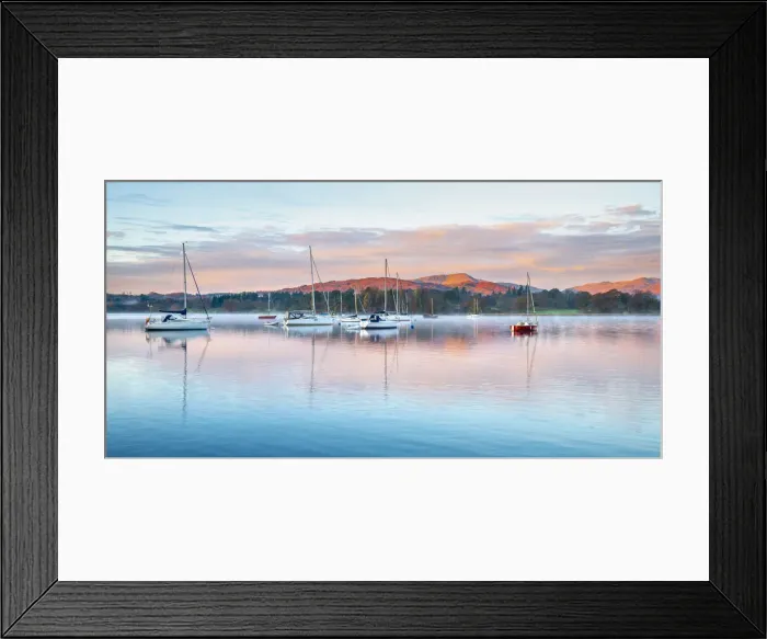 Framed Print : UK, England, Cumbria, Lake District National Park, Windermere, Ambleside