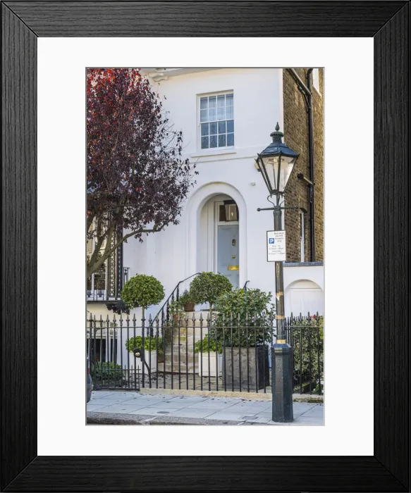 Framed Print : Georgian architecture, Kensington, London, England, UK Framed Print : Georgian architecture, Kensington, London, England, UK