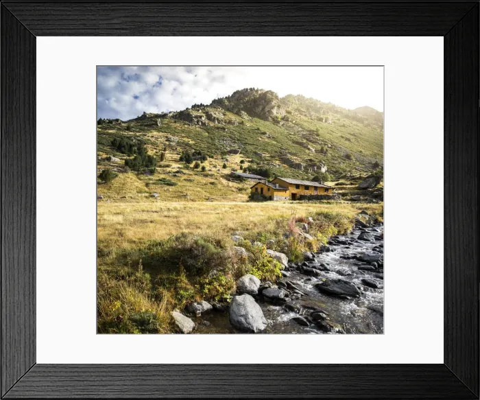 Framed Print : Andorra, Andorra La Velha, Canillo, Incles Valley