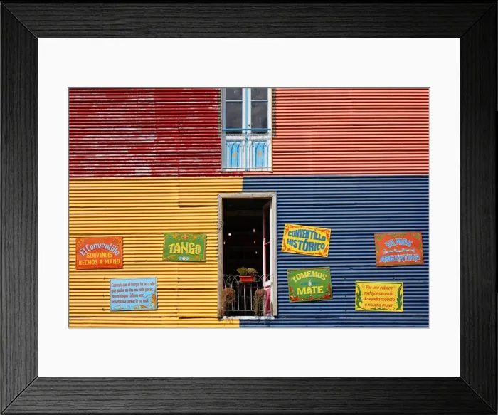 Framed Print : Windows of a colorful bar in the Caminito de La Boca'with wall decorations in Fileteado Art, Buenos Aires, Argentina Framed Print : Windows of a colorful bar in the Caminito de La Boca'with wall decorations in Fileteado Art, Buenos Aires, Argentina
