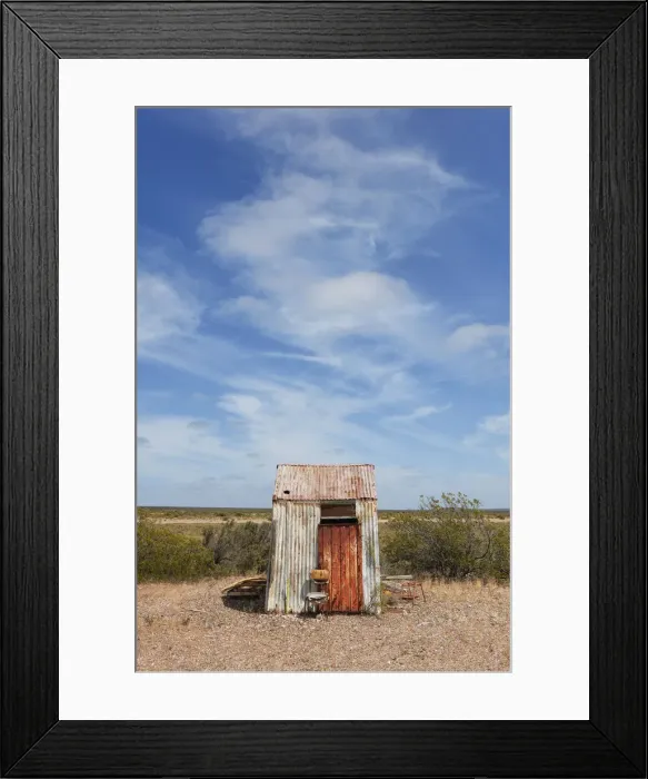 Framed Print : Old shed at the Riacho San Jose, Peninsula Valdes, Chubut, Patagonia, Argentina Framed Print : Old shed at the Riacho San Jose, Peninsula Valdes, Chubut, Patagonia, Argentina
