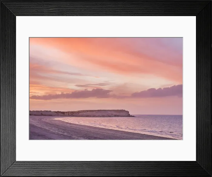 Framed Print : The Playa Larralde Beach at twilight, Peninsula Valdes, Chubut, Patagonia, Argentina Framed Print : The Playa Larralde Beach at twilight, Peninsula Valdes, Chubut, Patagonia, Argentina