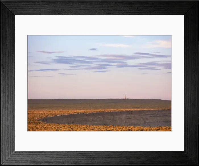Framed Print : The Punta Ninfas lighthouse at sunset, Chubut, Patagonia, Argentina Framed Print : The Punta Ninfas lighthouse at sunset, Chubut, Patagonia, Argentina