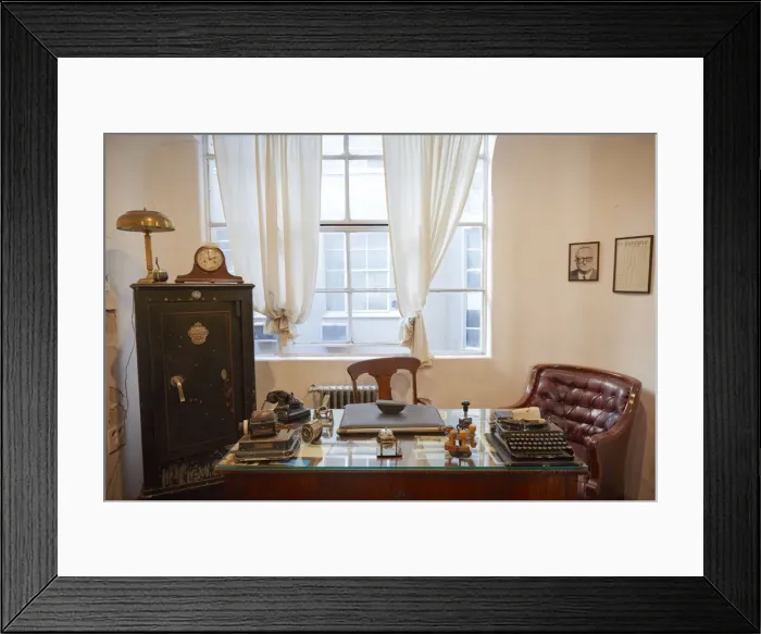 Framed Print : An old office of the Palacio Barolo, Monserrat, Buenos Aires, Argentina. (PR) Framed Print : An old office of the Palacio Barolo, Monserrat, Buenos Aires, Argentina. (PR)