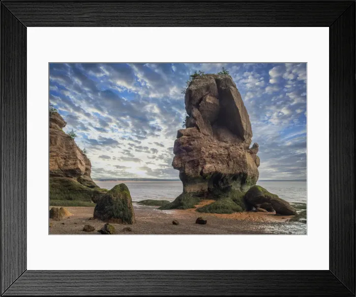 Framed Print : Canada, Maritimes, New Brunswick, Bay of Fundy, Hopewell Rocks Provincial Park (dm) Framed Print : Canada, Maritimes, New Brunswick, Bay of Fundy, Hopewell Rocks Provincial Park (dm)
