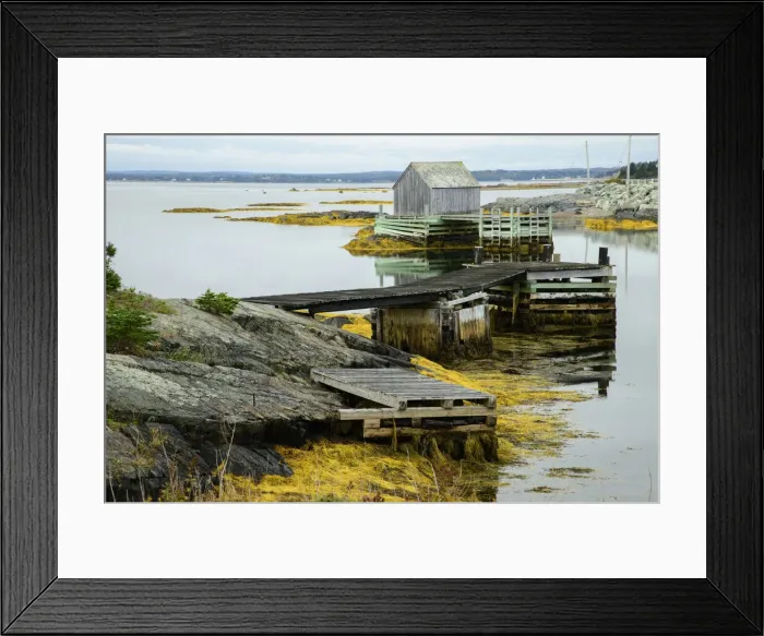 Framed Print : Canada, Nova Scotia, Lunenburg County, Blue Rocks Framed Print : Canada, Nova Scotia, Lunenburg County, Blue Rocks