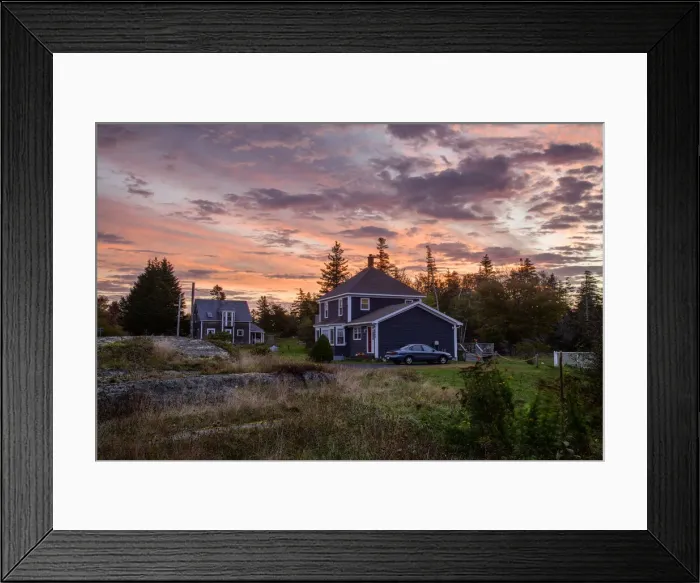Framed Print : Canada, Nova Scotia, Lunenburg County, Blue Rocks