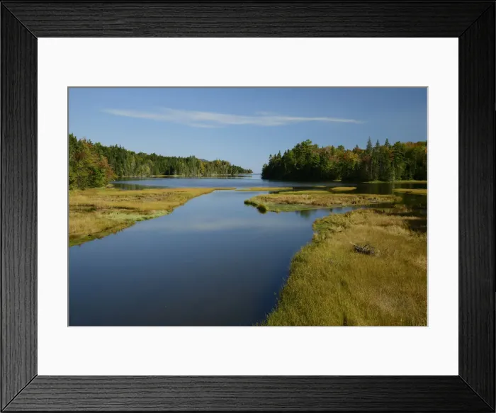 Framed Print : Canada, Maritimes, Cape Breton, Ingonish, Cabot Trail, inlet Framed Print : Canada, Maritimes, Cape Breton, Ingonish, Cabot Trail, inlet