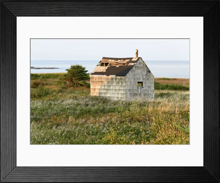 Framed Print : Canada, Maritimes, Cape Breton, Ingonish, Nei ls Harbor, old shack Framed Print : Canada, Maritimes, Cape Breton, Ingonish, Nei ls Harbor, old shack