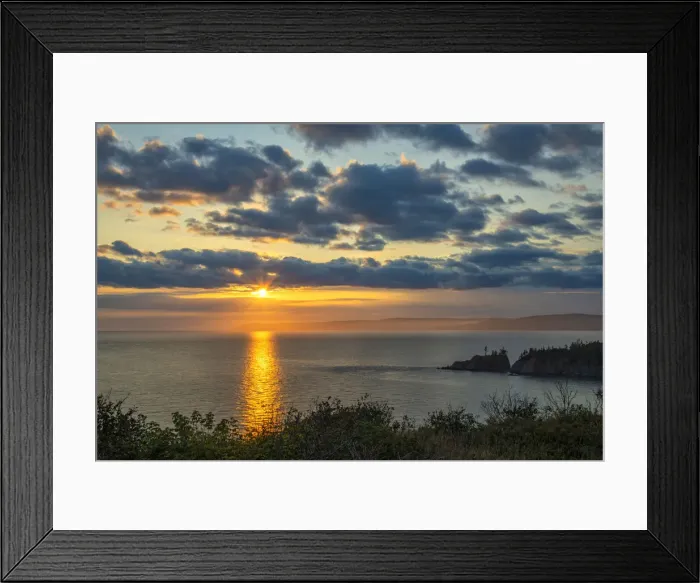 Framed Print : Canada, Maritimes, Nova Scotia, Bay of Fundy Cape Enrage, sunset Framed Print : Canada, Maritimes, Nova Scotia, Bay of Fundy Cape Enrage, sunset