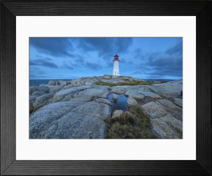 Framed Print : North America, Nova Scotia, Maritimes, St. Margarets Bay, Peggys Cove
