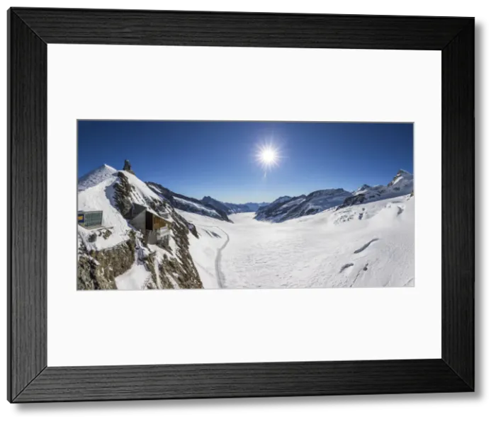 Framed Print : Aletschgletscher, Jungfraujoch, Jungfrau Region, Berner Oberland / Valais, Switzerland Framed Print : Aletschgletscher, Jungfraujoch, Jungfrau Region, Berner Oberland / Valais, Switzerland