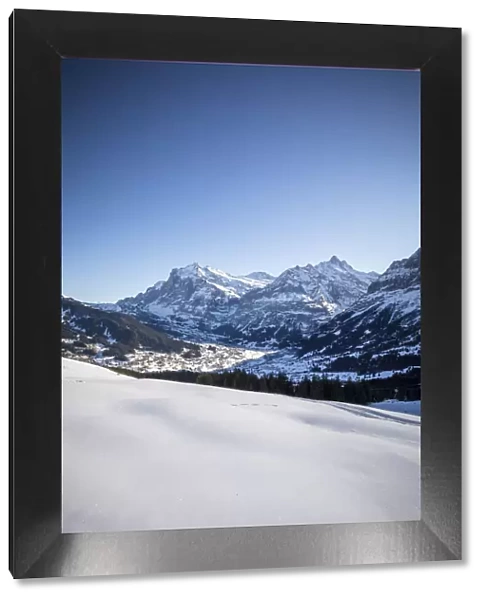 Wetterhorn mountain, Grindelwald, Jungfrau Region, Berner Oberland, Switzerland