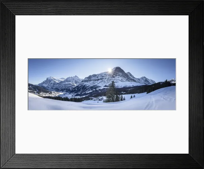 Framed Print : Eiger, Monch, Jungfrau mountains above Grindelwald, Jungfrau Region, Berner Oberland, Switzerland Framed Print : Eiger, Monch, Jungfrau mountains above Grindelwald, Jungfrau Region, Berner Oberland, Switzerland