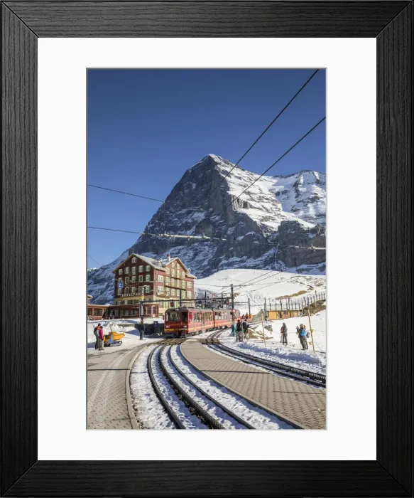 Framed Print : Eiger mountain from Kleine Scheidegg, Jungfrau Region, Berner Oberland, Switzerland Framed Print : Eiger mountain from Kleine Scheidegg, Jungfrau Region, Berner Oberland, Switzerland