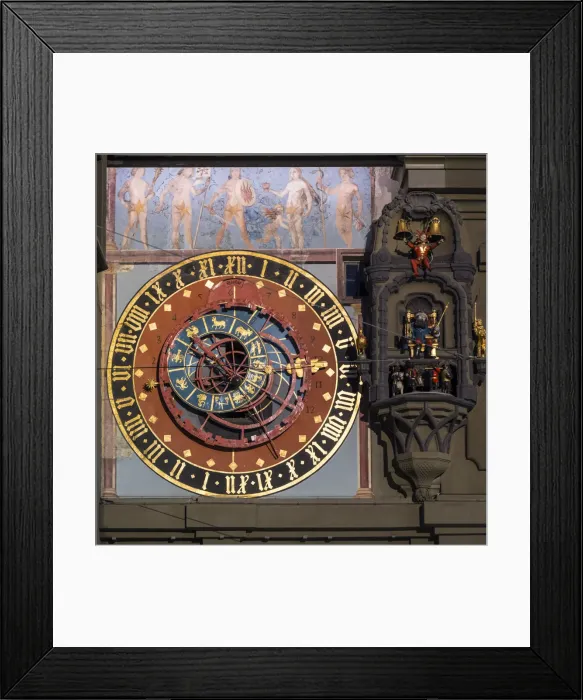 Framed Print : Zytglogge (clock tower), Kramgasse, Bern (capital city), Berner Oberland, Switzerland