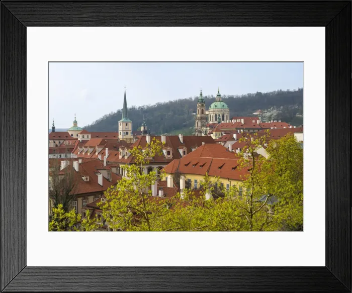 Framed Print : View of St. Nicolas Church from Furstenberg Garden by Prague Castle, Mala Strana, Prague, Bohemia, Czech Republic Framed Print : View of St. Nicolas Church from Furstenberg Garden by Prague Castle, Mala Strana, Prague, Bohemia, Czech Republic