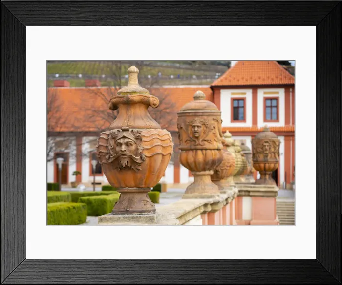 Framed Print : Terracotta vase in garden of Troja Chateau, Prague, Bohemia, Czech Republic Framed Print : Terracotta vase in garden of Troja Chateau, Prague, Bohemia, Czech Republic