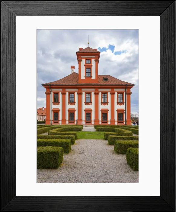 Framed Print : Baroque Troja Chateau in spring, Prague, Bohemia, Czech Republic Framed Print : Baroque Troja Chateau in spring, Prague, Bohemia, Czech Republic