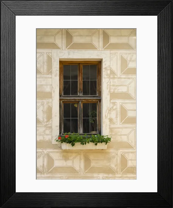 Framed Print : Detail of window at Blatna Castle, Blatna, Strakonice District, South Bohemian Region, Czech Republic Framed Print : Detail of window at Blatna Castle, Blatna, Strakonice District, South Bohemian Region, Czech Republic