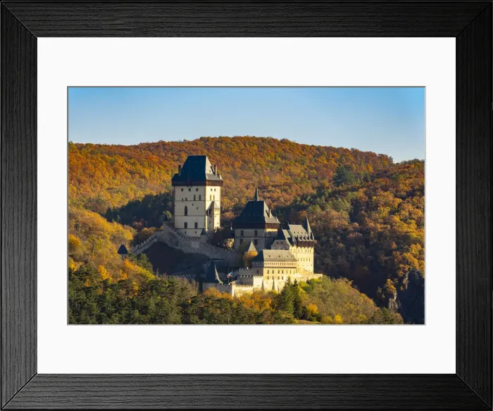 Framed Print : Karlstejn Castle in autumn, Karlstejn, Beroun District, Central Bohemian Region, Czech Republic Framed Print : Karlstejn Castle in autumn, Karlstejn, Beroun District, Central Bohemian Region, Czech Republic