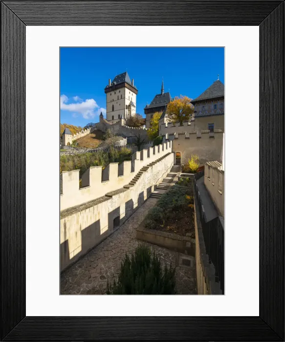 Framed Print : Inside the walls of Karlstejn Castle, Karlstejn, Beroun District, Central Bohemian Region, Czech Republic Framed Print : Inside the walls of Karlstejn Castle, Karlstejn, Beroun District, Central Bohemian Region, Czech Republic