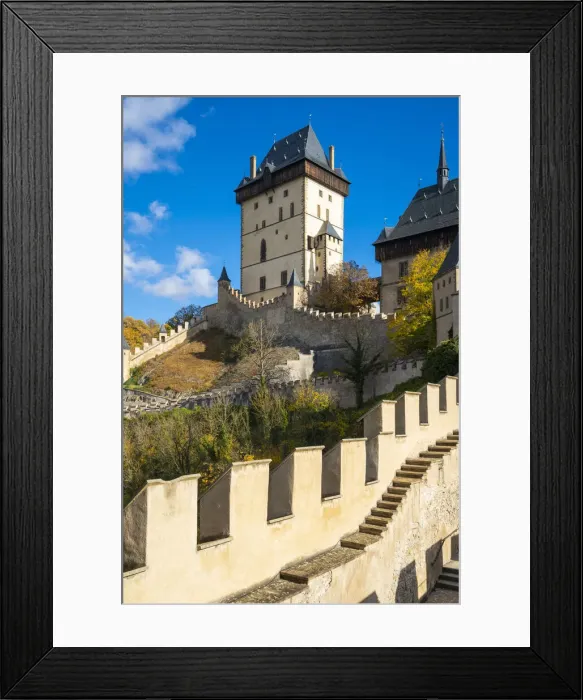 Framed Print : Inside the walls of Karlstejn Castle, Karlstejn, Beroun District, Central Bohemian Region, Czech Republic Framed Print : Inside the walls of Karlstejn Castle, Karlstejn, Beroun District, Central Bohemian Region, Czech Republic