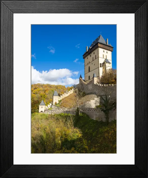 Framed Print : Walls of Karlstejn Castle, Karlstejn, Beroun District, Central Bohemian Region, Czech Republic Framed Print : Walls of Karlstejn Castle, Karlstejn, Beroun District, Central Bohemian Region, Czech Republic