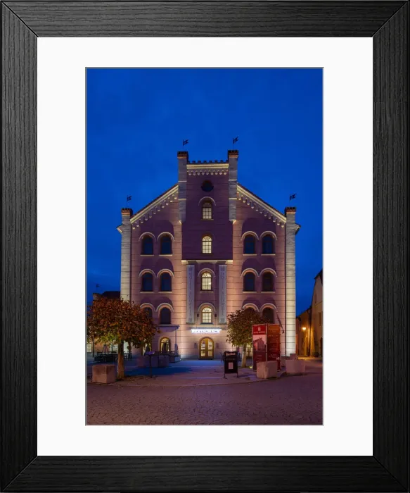 Framed Print : Hotel Budweis at twilight, Ceske Budejovice, South Bohemian Region, Czech Republic Framed Print : Hotel Budweis at twilight, Ceske Budejovice, South Bohemian Region, Czech Republic