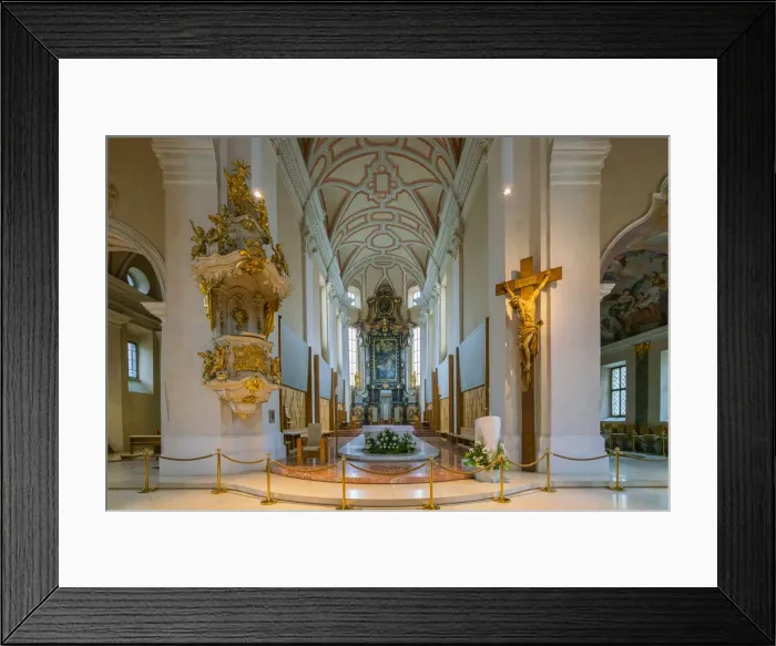Framed Print : Interior of Cathedral of St. Nicholas, Ceske Budejovice, South Bohemian Region, Czech Republic Framed Print : Interior of Cathedral of St. Nicholas, Ceske Budejovice, South Bohemian Region, Czech Republic