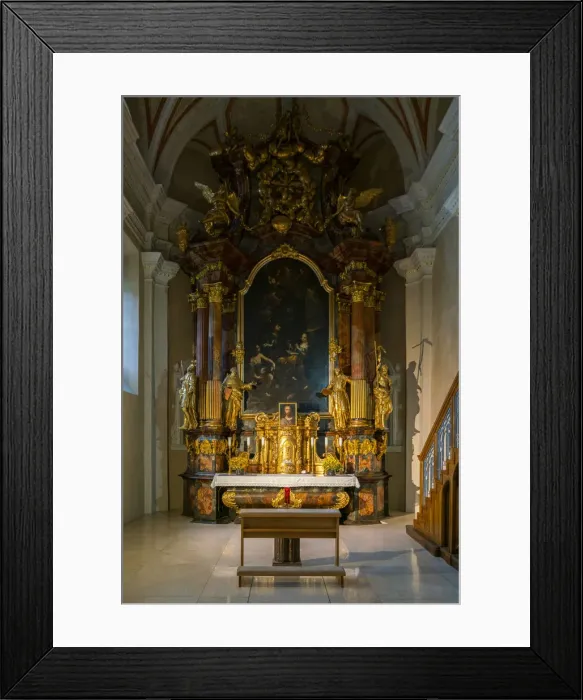 Framed Print : Altar of Cathedral of St. Nicholas, Ceske Budejovice, South Bohemian Region, Czech Republic Framed Print : Altar of Cathedral of St. Nicholas, Ceske Budejovice, South Bohemian Region, Czech Republic