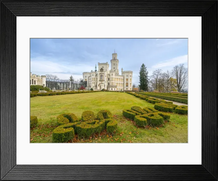 Framed Print : Facade of The State Chateau of Hluboka and its park, Hluboka nad Vltavou, South Bohemian Region, Czech Republic Framed Print : Facade of The State Chateau of Hluboka and its park, Hluboka nad Vltavou, South Bohemian Region, Czech Republic