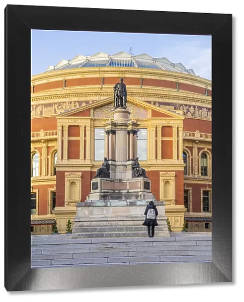 Memorial for the Exhibition of 1851, outside The Royal Albert Hall, London, England, UK