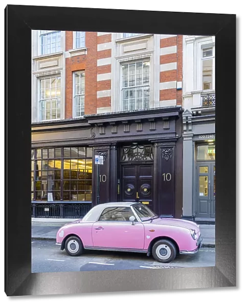 Nissan Figaro car in Covent Garden, London, England, UK
