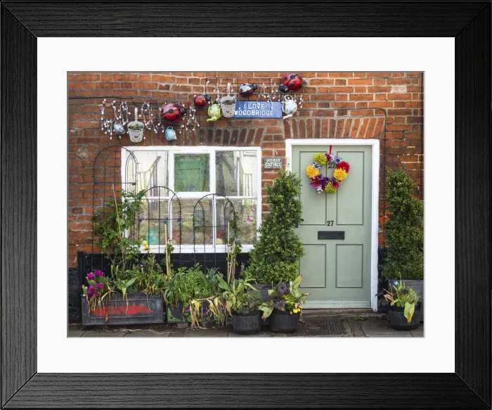 Framed Print : I love Woodbirdge'in Woodbridge, Suffolk, England
