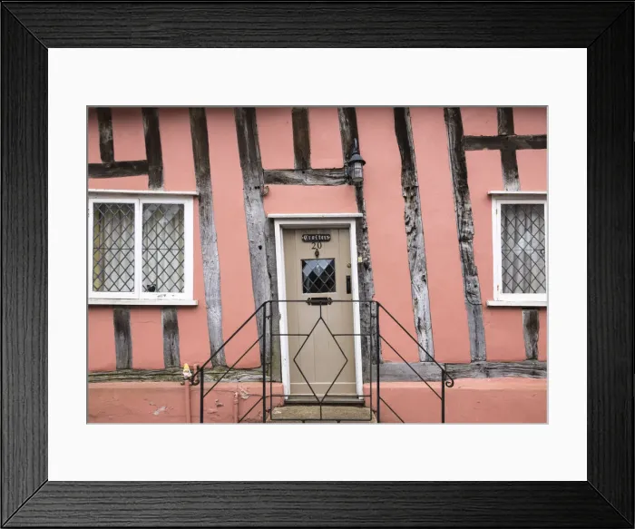 Framed Print : A crooked house in Lavenham, Suffolk, England Framed Print : A crooked house in Lavenham, Suffolk, England