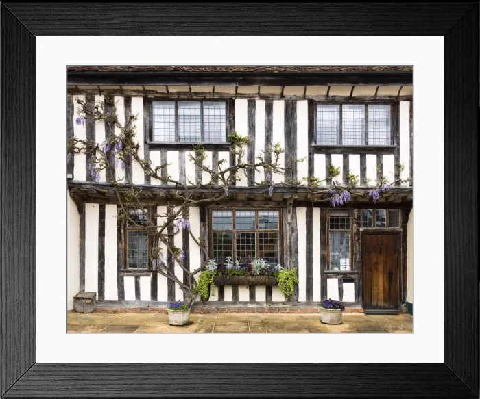 Framed Print : Timber framed cottage in Lavenham, Suffolk, England Framed Print : Timber framed cottage in Lavenham, Suffolk, England
