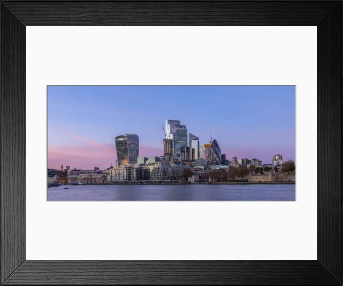 Framed Print : City of London skyline, London, England, UK Framed Print : City of London skyline, London, England, UK