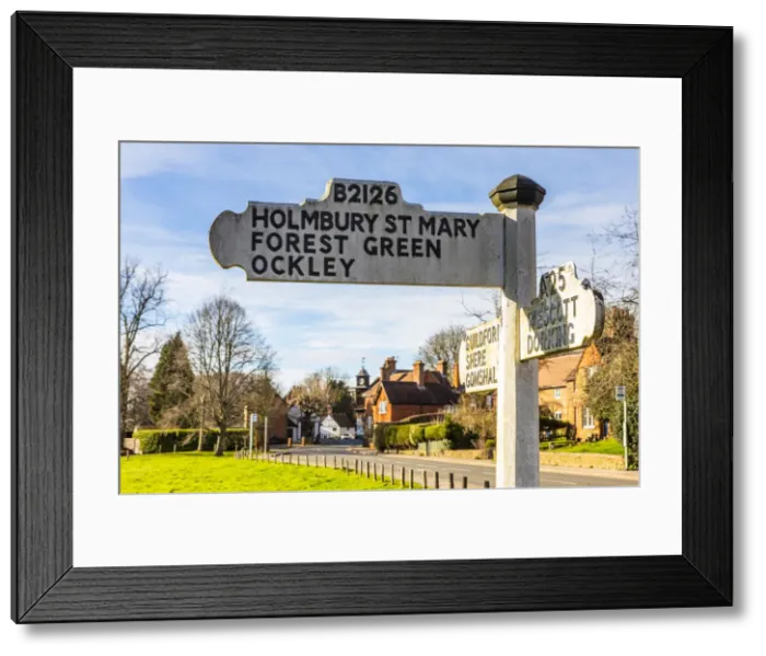 Framed Print : Abinger Hammer, Surrey, England, United Kingdom Framed Print : Abinger Hammer, Surrey, England, United Kingdom