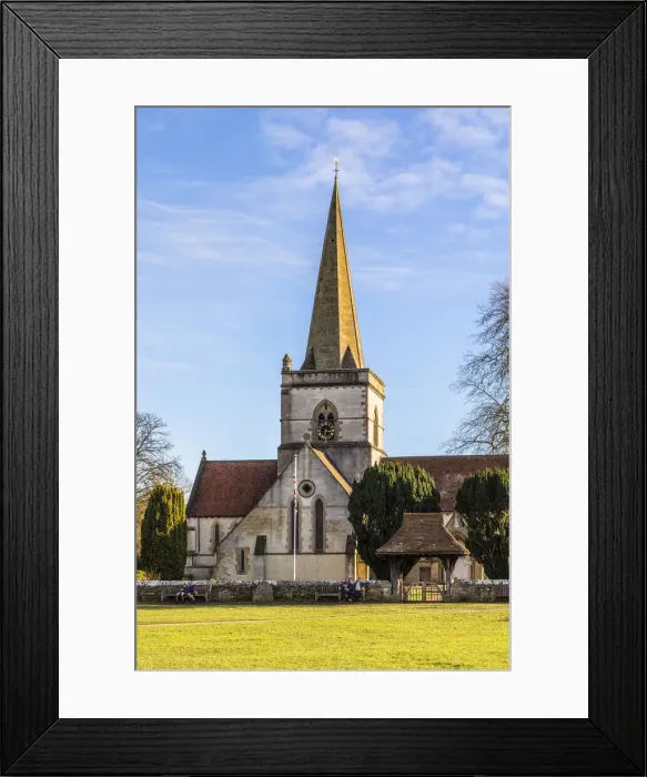 Framed Print : Brockham Village, Brockham, Surrey, England, United Kingdom Framed Print : Brockham Village, Brockham, Surrey, England, United Kingdom