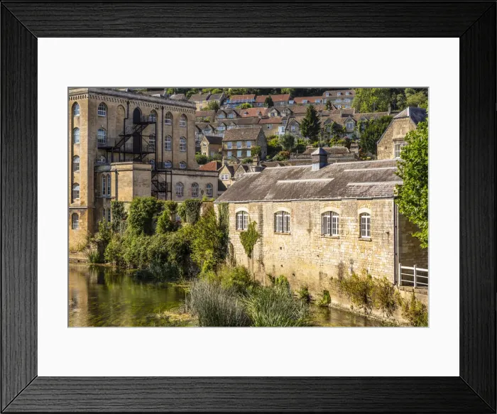 Framed Print : River Avon, Bradford-on-Avon, Wiltshire, England, United Kingdom
